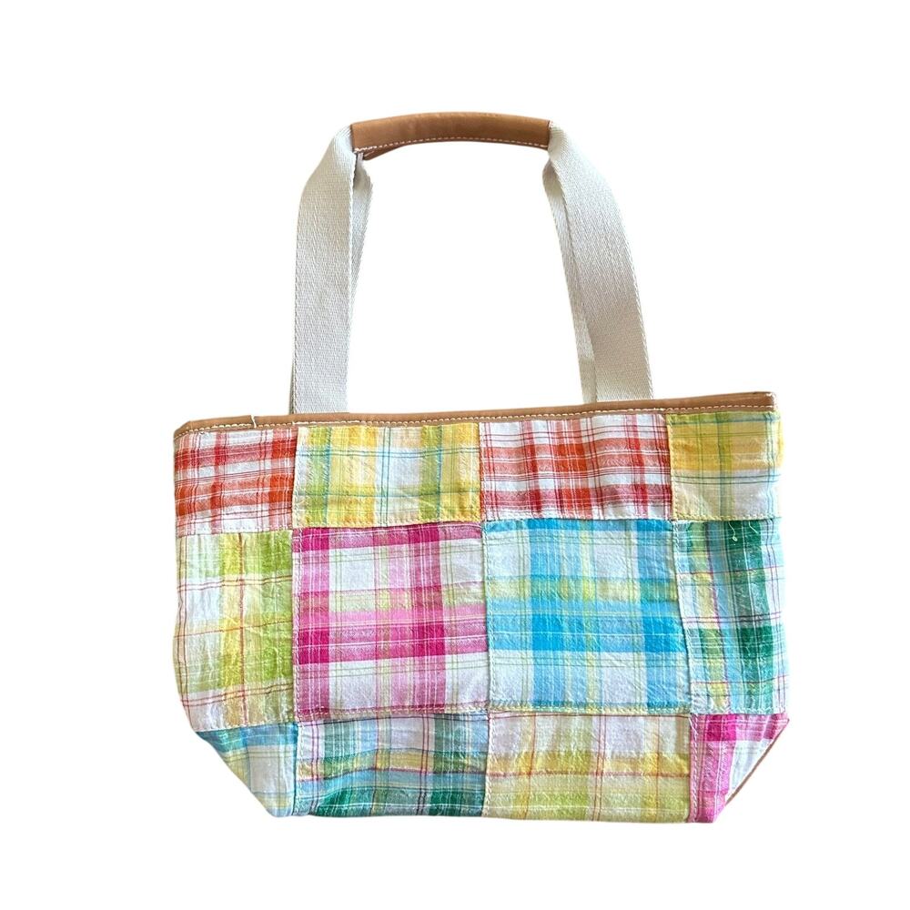Bath & Body Works Tote Plaid Purse Bag